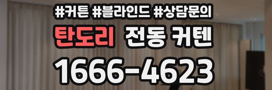 탄도리 전동 커텐
