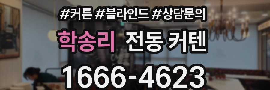 학송리 전동 커텐
