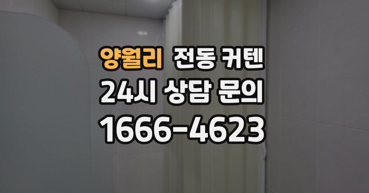양월리 전동 커텐