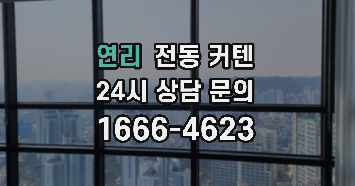 연리 전동 커텐