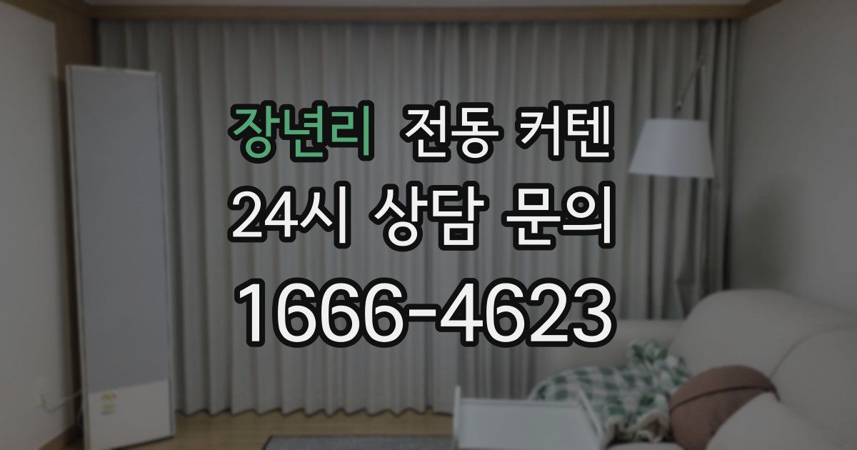 장년리 전동 커텐