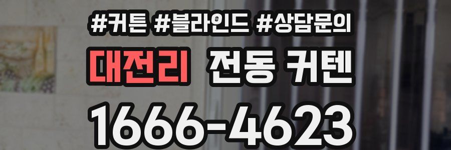 대전리 전동 커텐