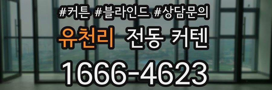 유천리 전동 커텐