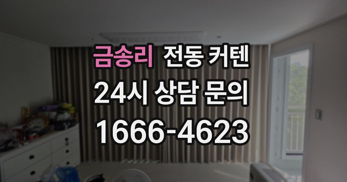 금송리 전동 커텐
