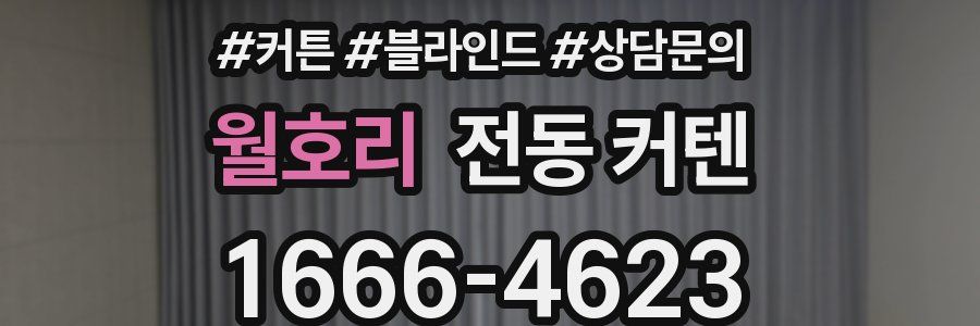 월호리 전동 커텐