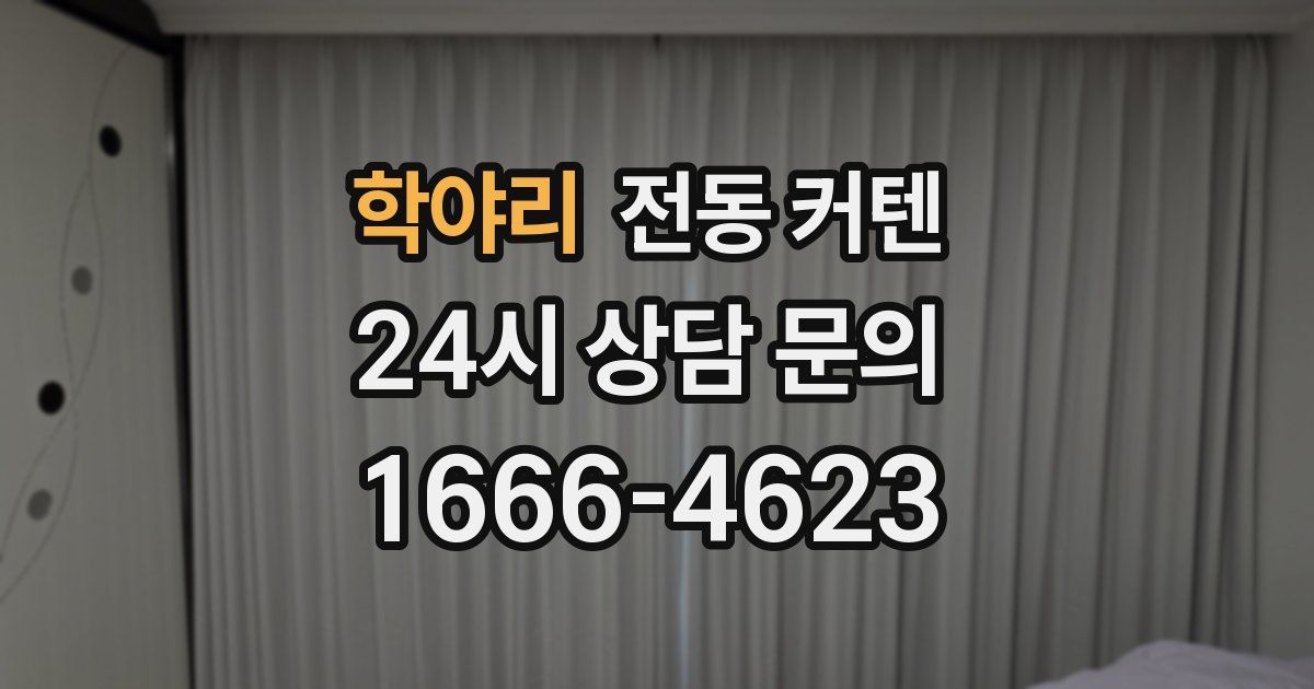 학야리 전동 커텐