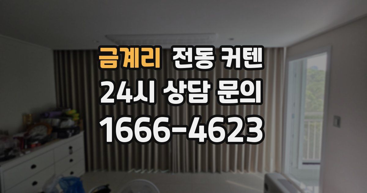 금계리 전동 커텐