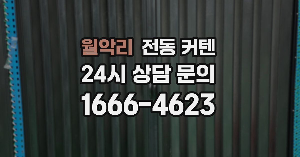 월악리 전동 커텐