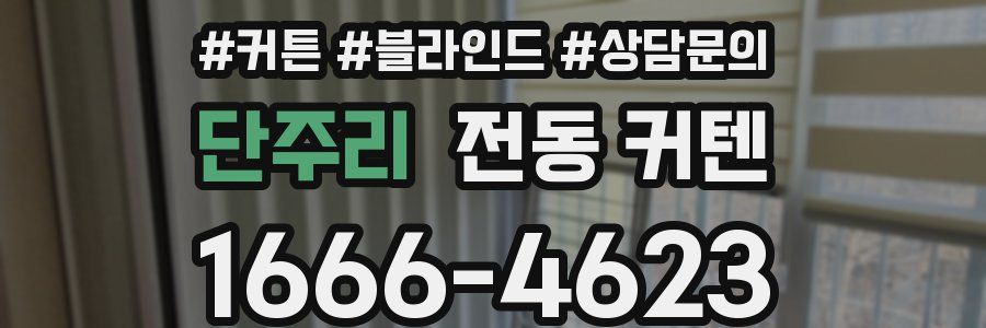 단주리 전동 커텐