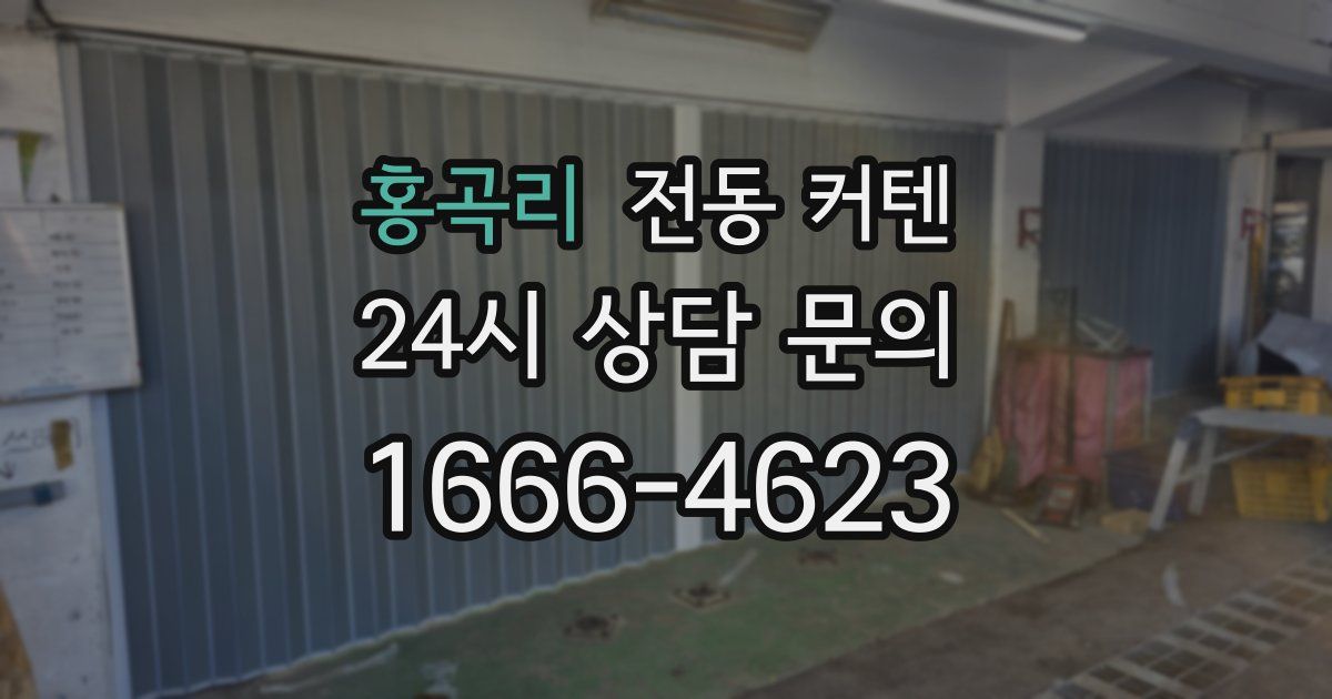 홍곡리 전동 커텐