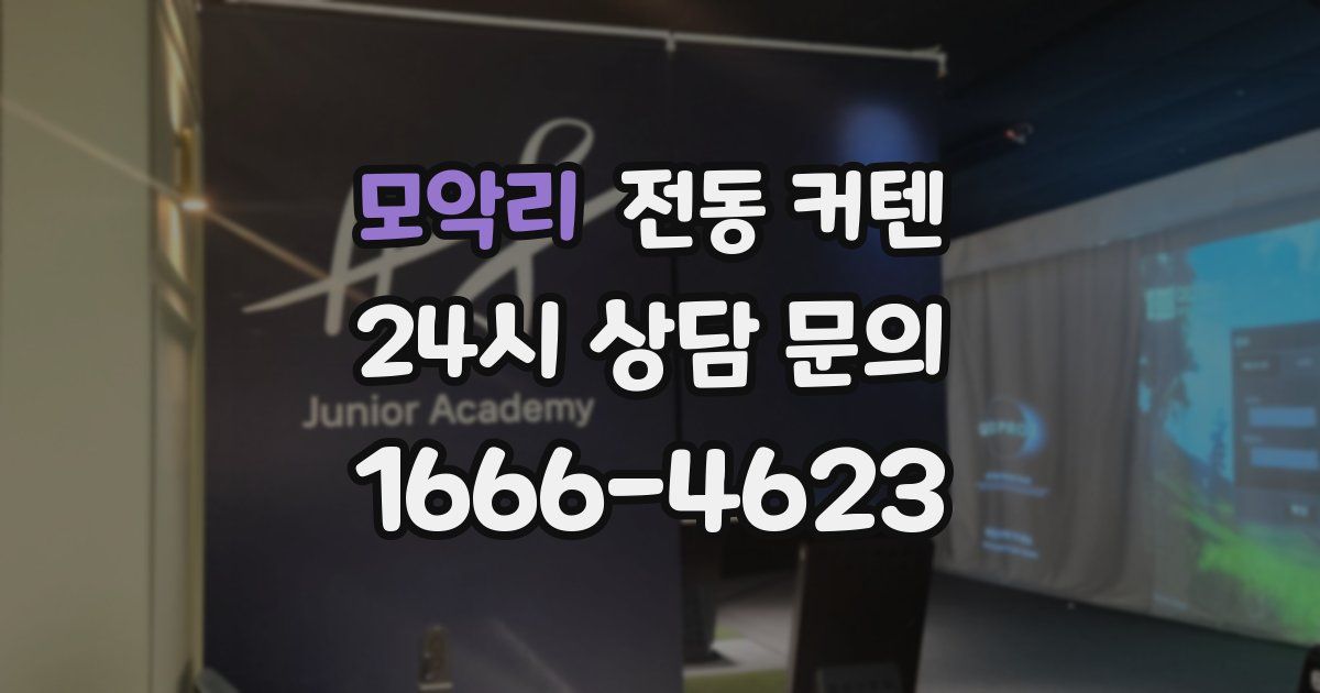 모악리 전동 커텐