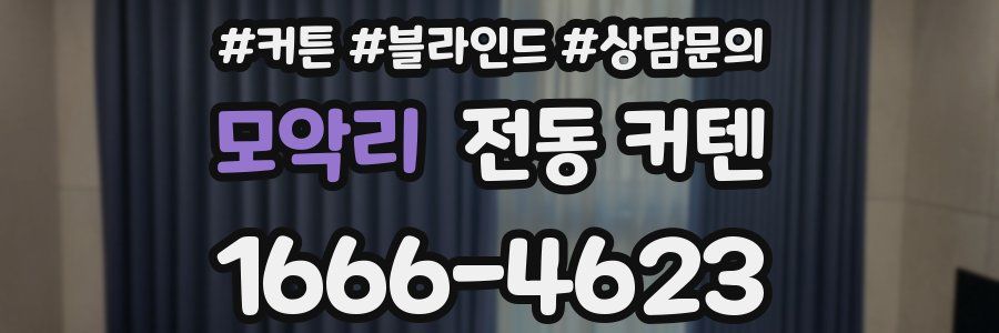 모악리 전동 커텐