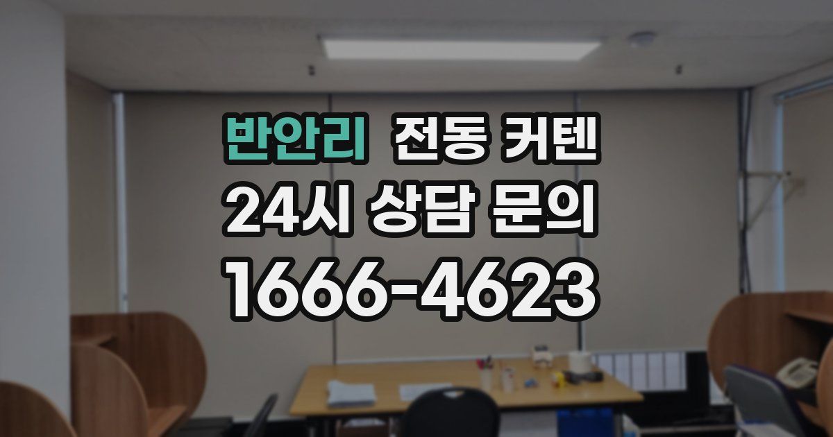 반안리 전동 커텐
