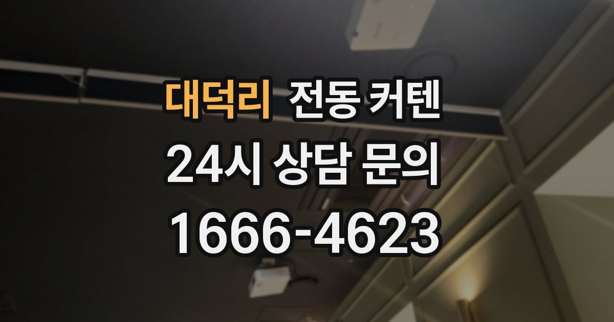 대덕리 전동 커텐