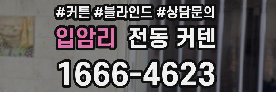 입암리 전동 커텐