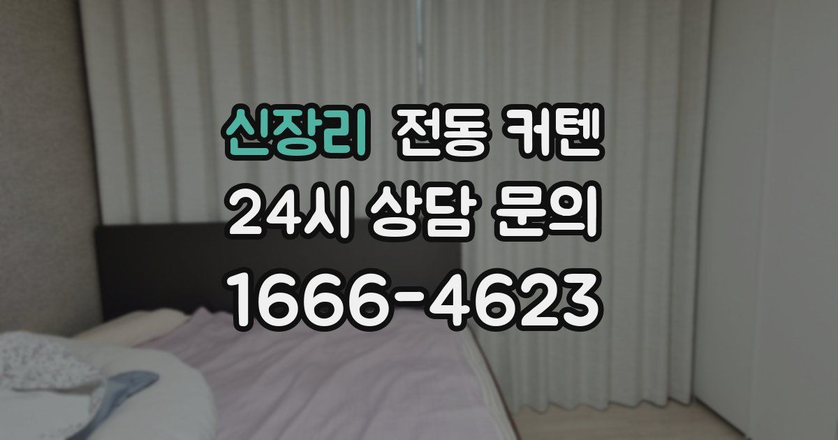 신장리 전동 커텐