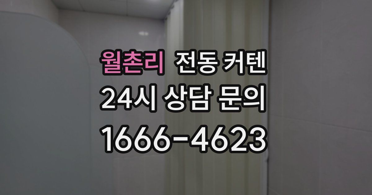 월촌리 전동 커텐
