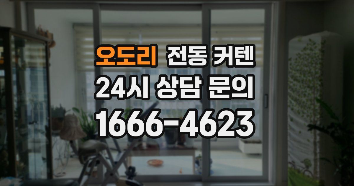 오도리 전동 커텐