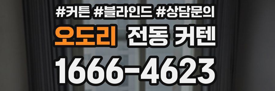 오도리 전동 커텐