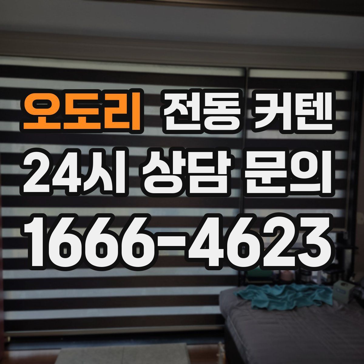오도리 전동 커텐