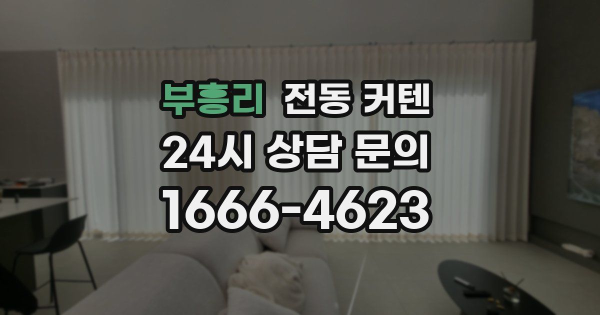 부흥리 전동 커텐