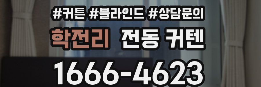 학전리 전동 커텐