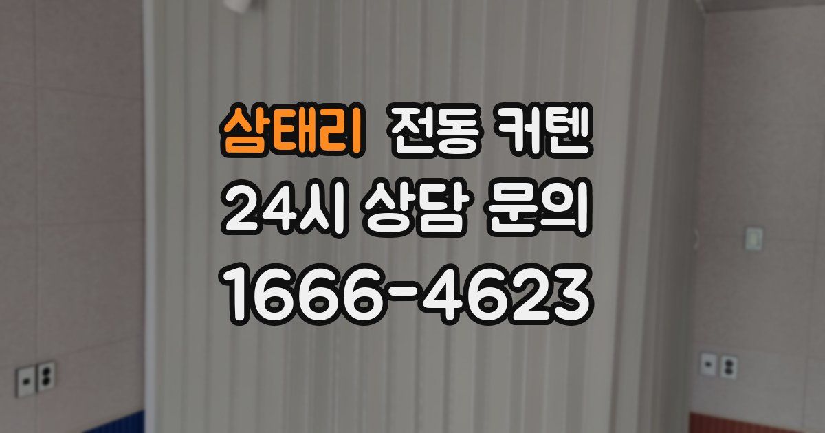 삼태리 전동 커텐