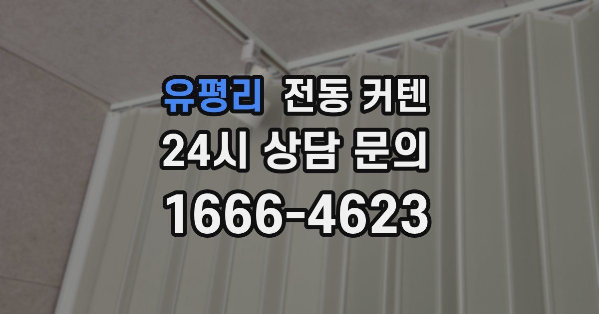 유평리 전동 커텐