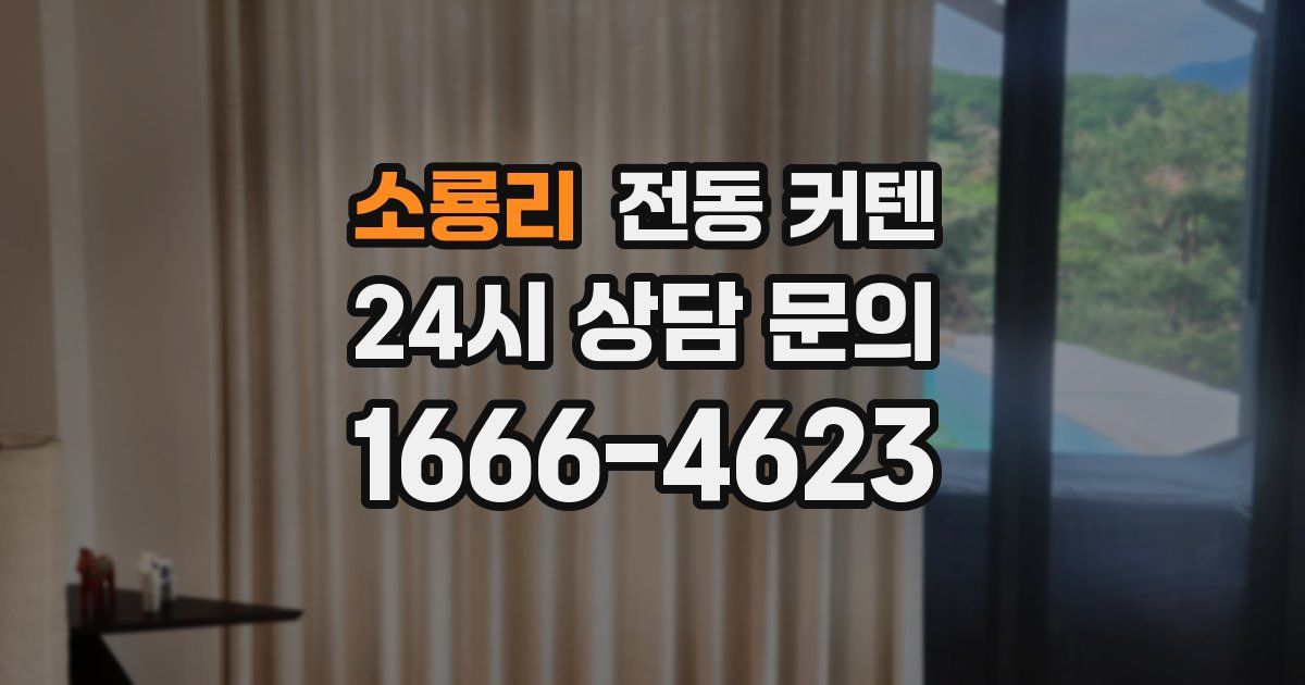 소룡리 전동 커텐