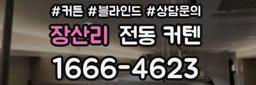 장산리 전동 커텐