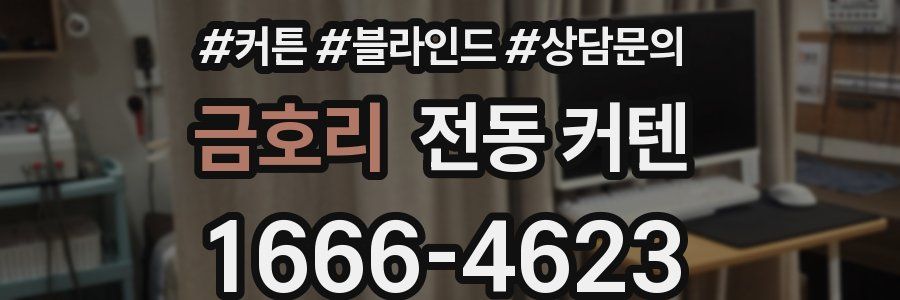금호리 전동 커텐