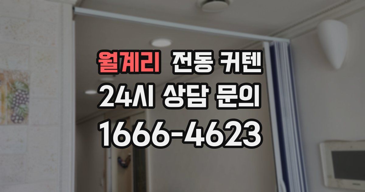 월계리 전동 커텐