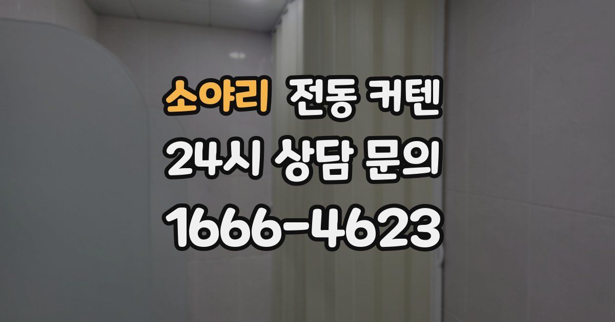 소야리 전동 커텐