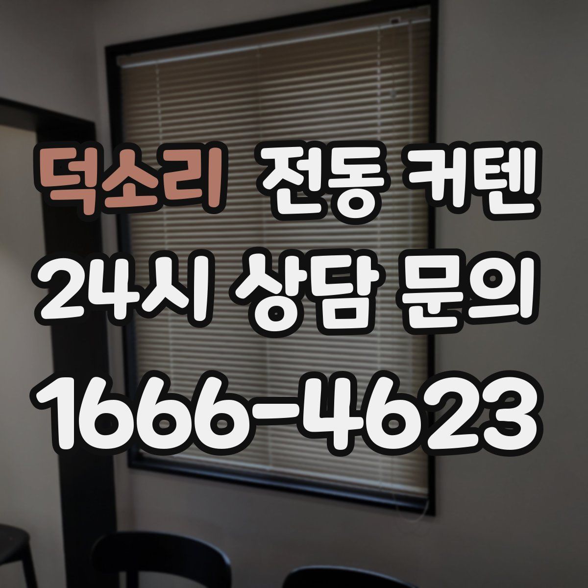 덕소리 전동 커텐