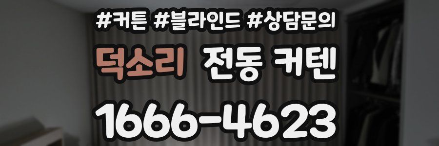 덕소리 전동 커텐