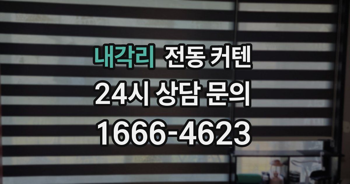 내각리 전동 커텐