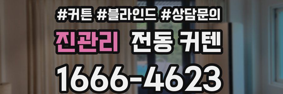 진관리 전동 커텐