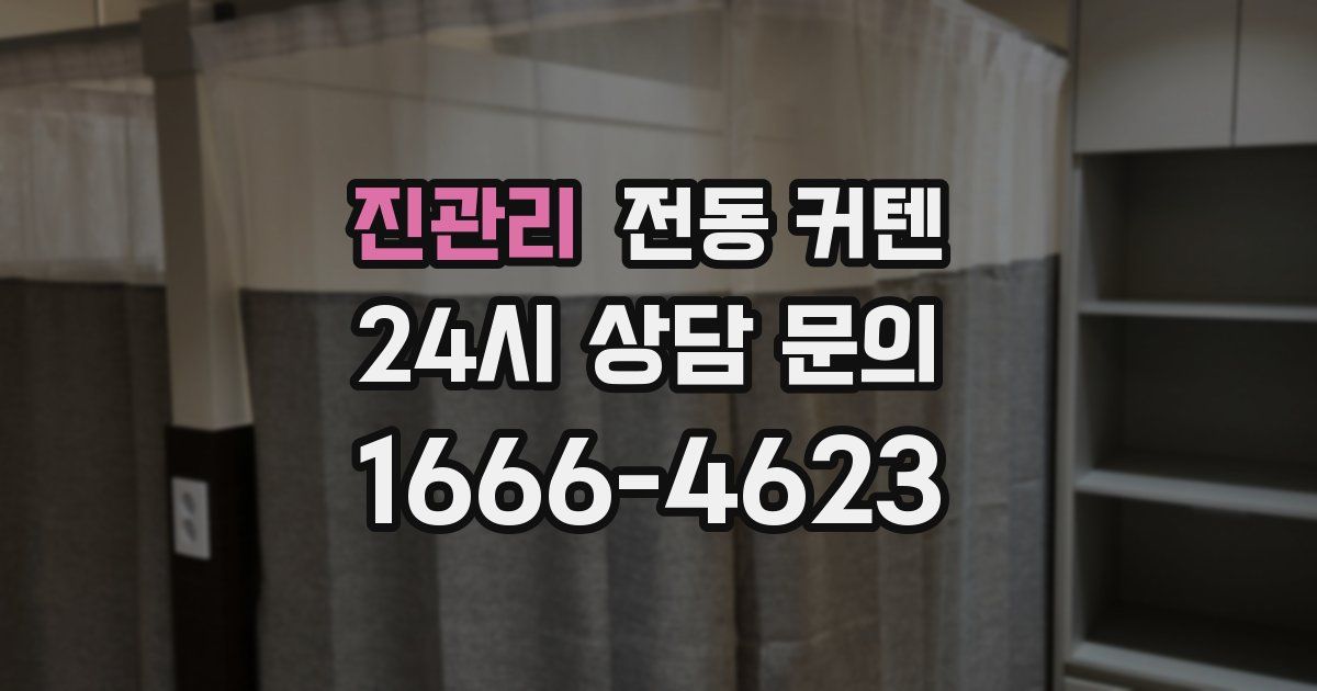 진관리 전동 커텐