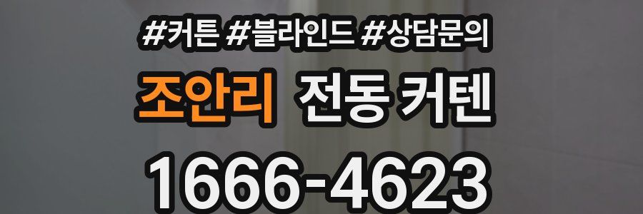조안리 전동 커텐
