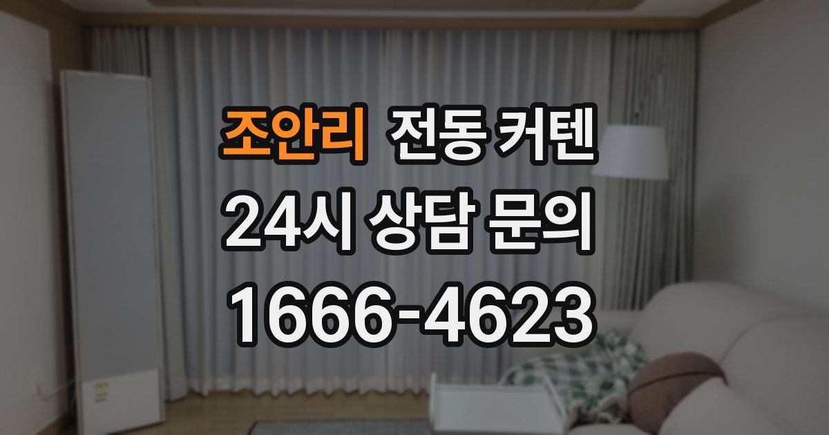 조안리 전동 커텐