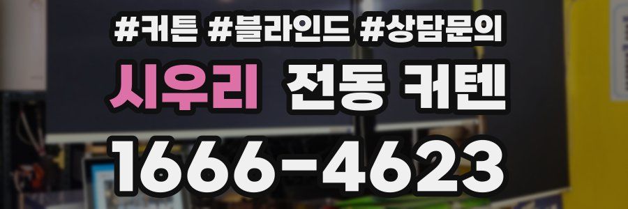 시우리 전동 커텐