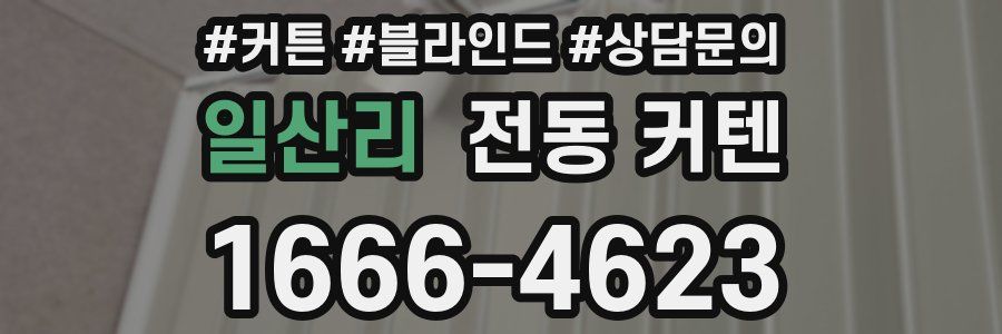 일산리 전동 커텐