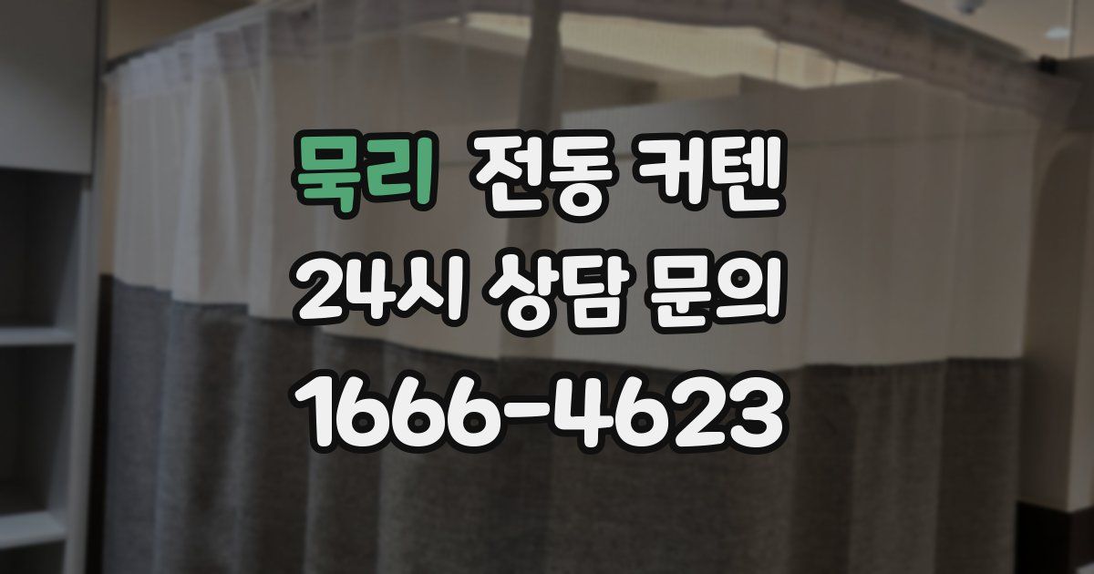 묵리 전동 커텐