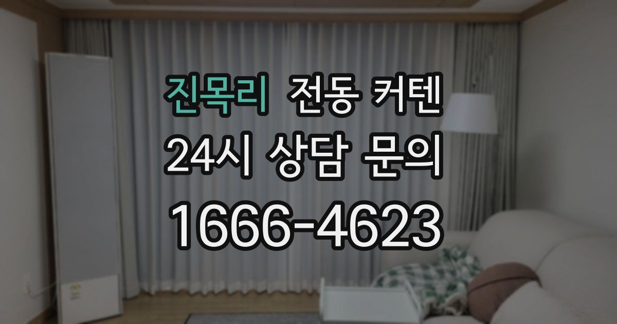 진목리 전동 커텐