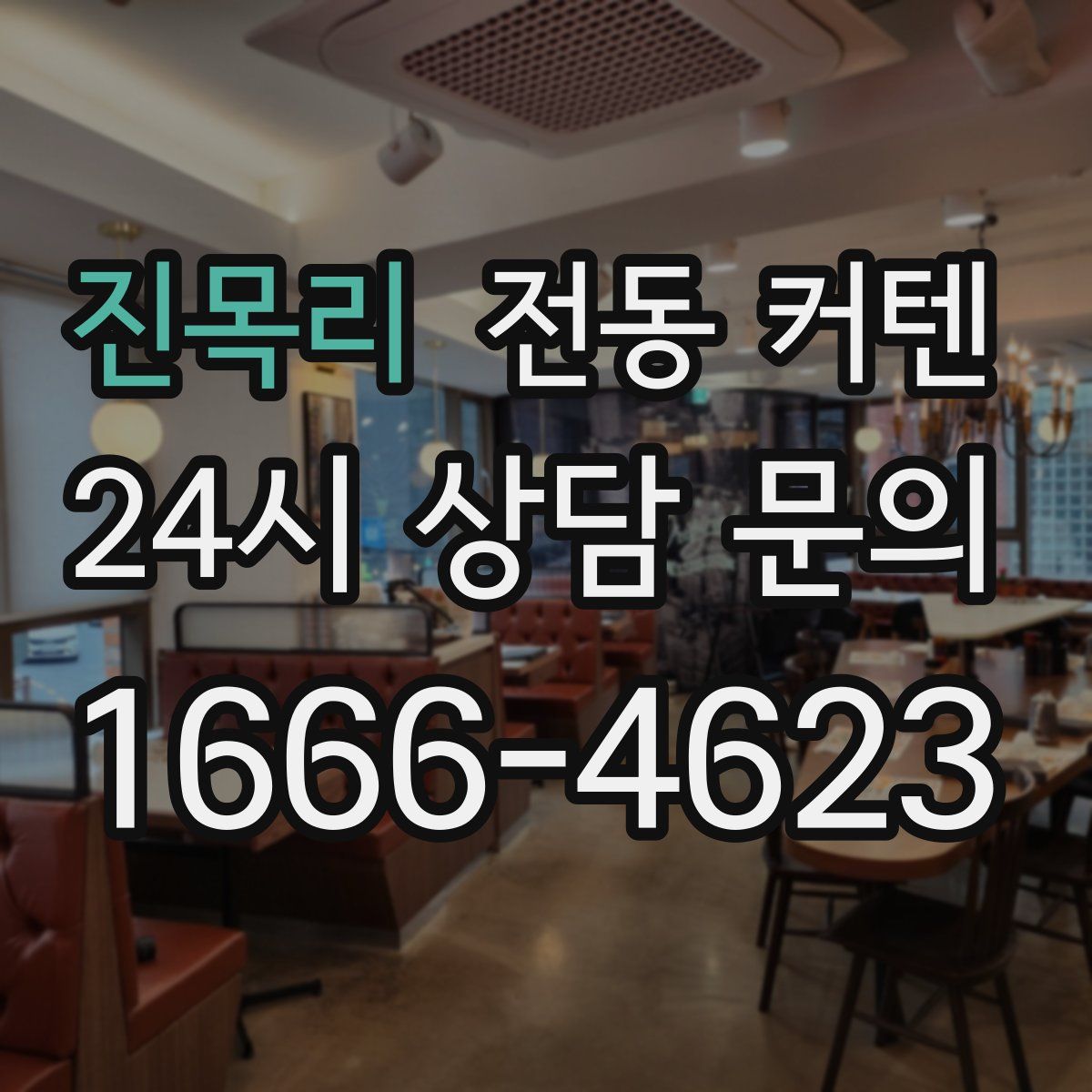진목리 전동 커텐