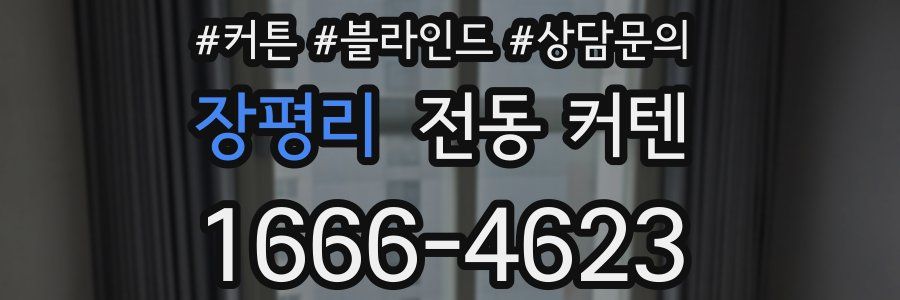 장평리 전동 커텐