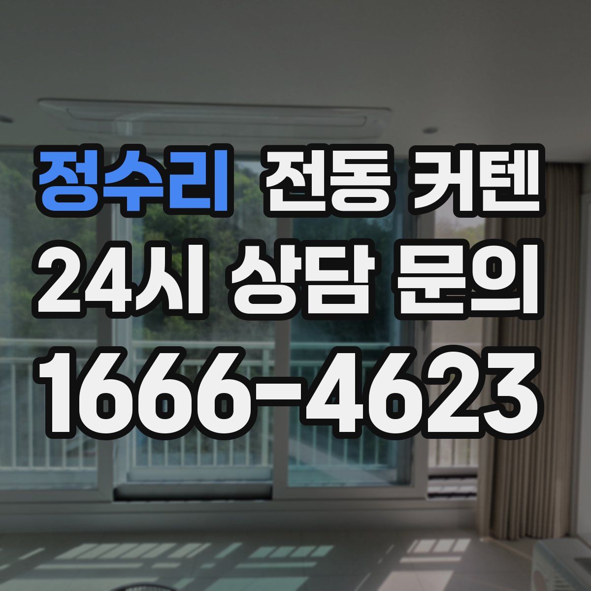 정수리 전동 커텐