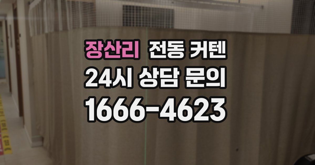 장산리 전동 커텐
