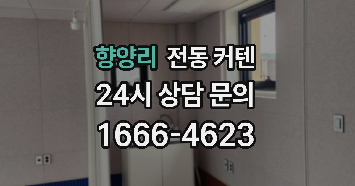 향양리 전동 커텐