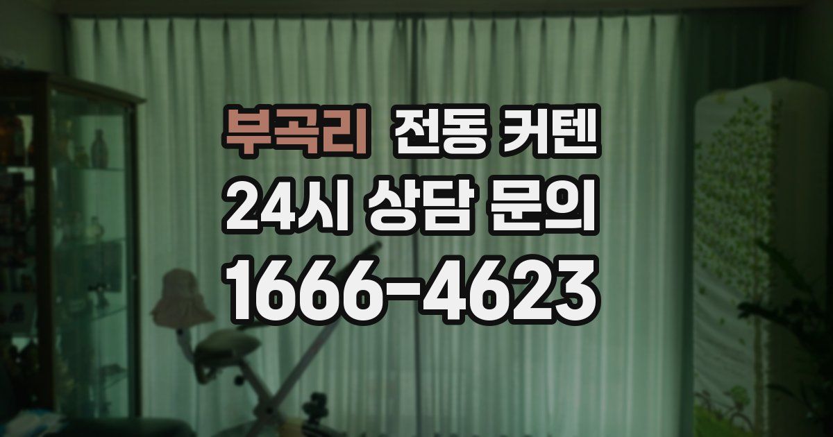 부곡리 전동 커텐